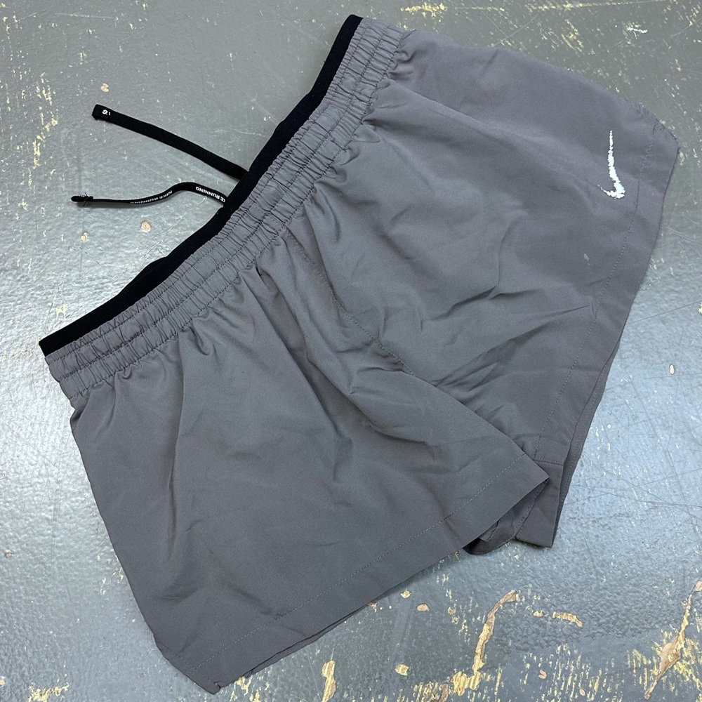 Nike Flex Elevate 3” Running Shorts 895823-036 Dri-Fit XS Grey Fitness